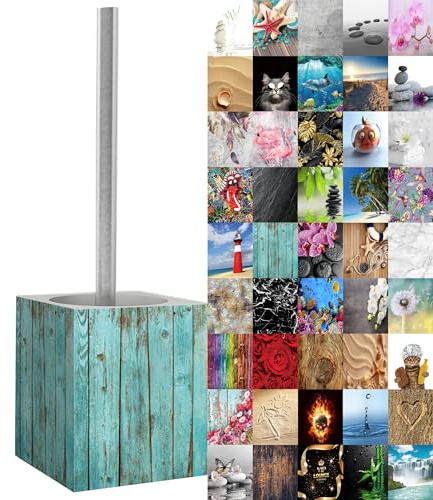 Sanilo WC Bürste, viele schöne Klobürsten zur Auswahl, hochwertige Qualität, Elegantes Design (Lumber)