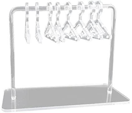 JAWSEU Ohrringe Halter Organizer, Kleiderbügel Form Ohrringe Display Stand Rack Schmuck-Organizer, Ohrringständer Schmuckständer für Die Aufbewahrung