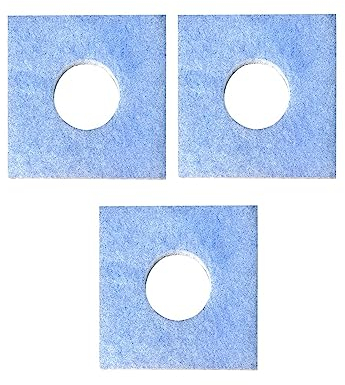 3 filtri per dispositivi di ventilazione Limodor Limot LF/ELF,filtro di ricambio per ventilatore da bagno,222x226x18 mm,diametro 95 mm,classe filtro G4,sistema di ventilazione,filtro antipolvere