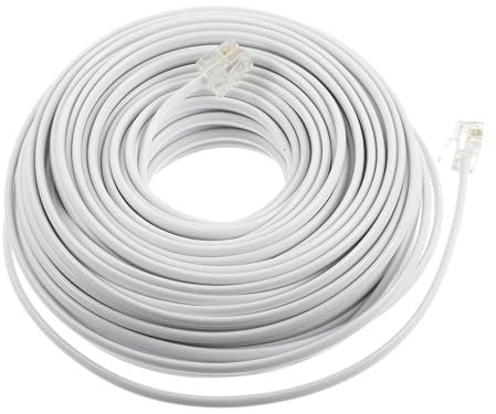 Yardenfun Cavo Telefonico Pc Prolunga Cavo Connessione Telefonica Accessori Telefonici Fissare Pareti Trasmissione Chiara Senza Diafonia