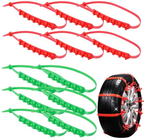 EIH1 12 Pezzi Catena Antiscivolo Per Veicoli Elettrici Catene Per Per Neve E Ghiaccio Catene Da Pneumatici Per Catene Per Ruote Catene Da Neve Catene Per Pneumatici Catena