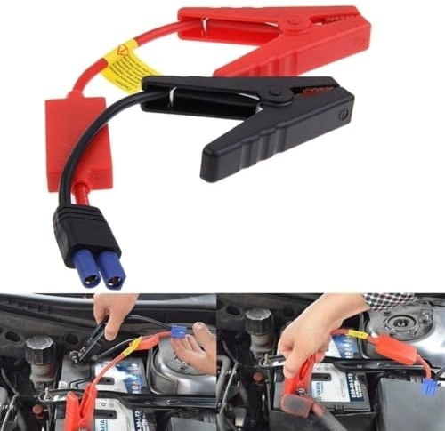 Car Emergency Jump Lead Adapter Cable Battery Alligator Clamps Clip with EC5 Plug Socket