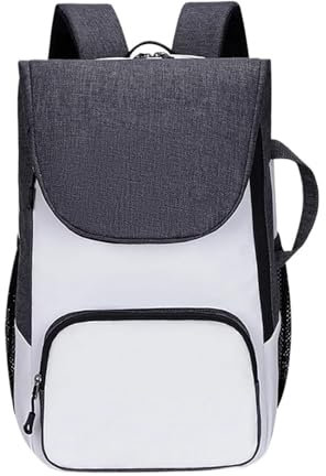 XUWEWI Tennisschläger-Taschen Sport Tennis Paddle Rucksack Faltbare Squash Badminton Schläger Tasche Racquetball Tragen Handtasche for Männer Frauen Sport Taschen(Gray)