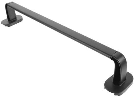 Hohopeti Toallero de Pared sin Perforaciones para Baño y Dormitorio, Color Negro, Material Acero Inoxidable y Plástico, Soporte Reutilizable y Seguro para Toallas y Zapatillas