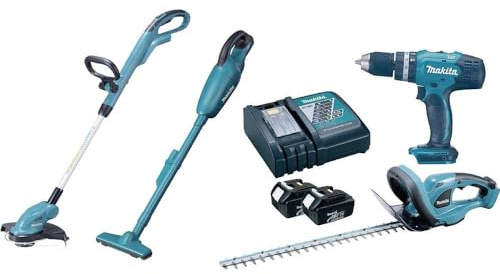 Makita DLX4093 AKKU-SPEZIALSET, 18 V, Blau