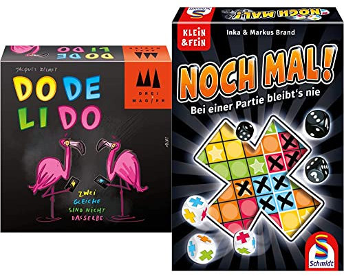 Schmidt Spiele 40879 Dodelido, DREI Magier Kartenspiel & 49327 Noch mal!