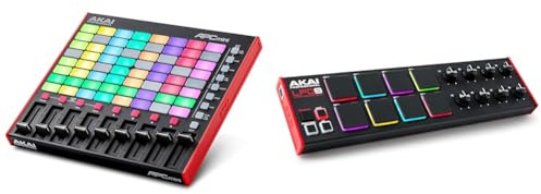 Akai Professional APC Mini MK2 - USB MIDI Pad Controller & Professional LPD8 – USB MIDI Controller mit 8 responsiven MPC Drum Pads