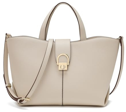 quipuda Handtasche Damen，Umhängetasche Damen, Leder Crossbody Bag，Großes Fassungsvermögen, Metallreißverschluss，Kommt mit abnehmbarem Schultergurt