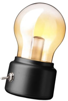 PRETYZOOM Luce Notturna A Led Per Comodino Lampadina Ricaricabile Senza Fili Decorazione Vintage Per Camera Da Letto E Ufficio