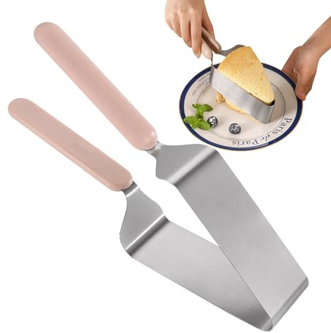 Cake Cutting Clamp | Triangle Cake Slicer for Even Slices, Stainless Baking Adjustable Cake Device, Cake Pizzas Divider Cutter, Pie Cutter Tool