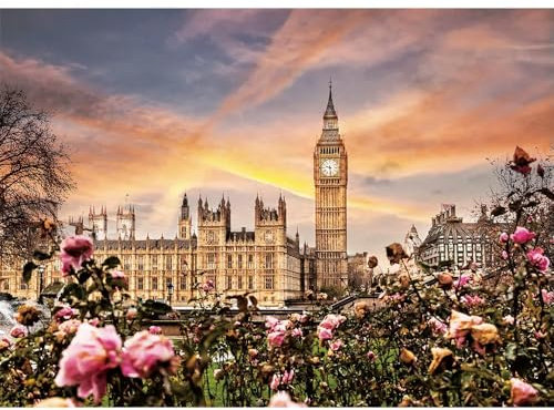 1000 Teile Big Ben Am Abend Puzzle Lernspielzeug Für Erwachsene