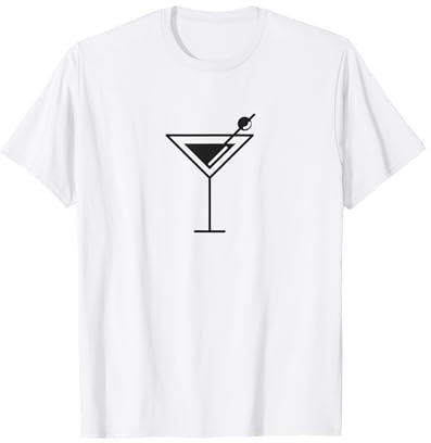 Martini Cocktail Glass T-Shirt