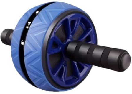 Bauchroller Bauchtrainer Trainingsrolle Fitnessgerät Sportzubehör Fitnessrad Roller Sportzubehör Bauchmuskelrad Roller Bauchmuskeltrainer(Blue)