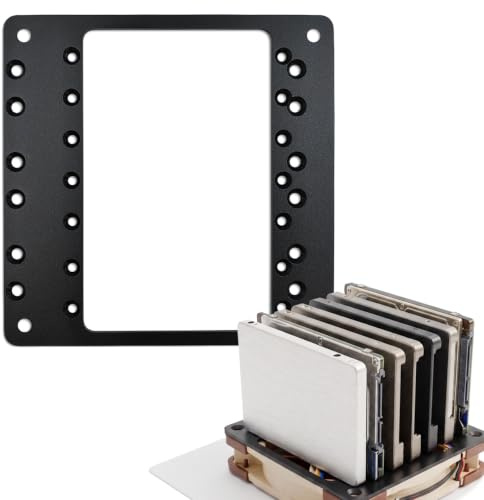 DolDer HDD Halterung Festplattenhalter Adapter Mouting Wechselrahmen, Kompatibel mit 2,5/3,5 Zoll Festplatten, am PC 12cm Lüfter installiert (1 Stück)
