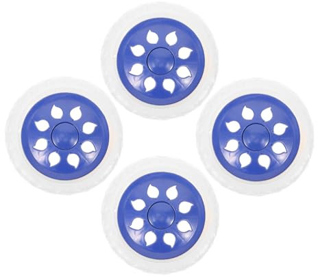 SHINEOFI 4pièces Lot de Roues De Rechange pour Chariot Courses Et Caddie roulettes Mousse Caoutchouc Durables Et Stables Kit Réparation Polyvalent pour Paniers Et Diables