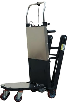 zhyunvd Transportwagen Für Schwere Treppensteiger,Elektrischer Raupen Treppensteiger,Handwagen-Treppensteiger Elektrisch,Tragfähigkeit (300 Kg),Für Familienumzüge,Lagerlogistik,Verteilu A,36A