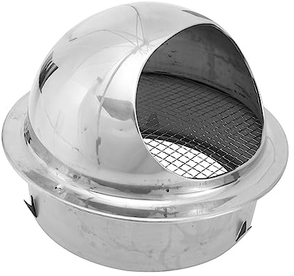 HOMSFOU External Wall Vent Rain Hat for Range Hood Exhaust Cover Air Vent Cover for Protects Outdoor Chimney and Exhaust Outlet