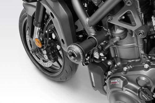 MT07 2025 - Kit Sturzpads ‘Warrior’ (R-01031) - Aluminium Sturzschutz Rahmen Crash Sliders - inkl. Hardware-Bolzen - Motorradzubehör De Pretto Moto (DPM Race) - 100% Made in Italy