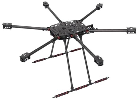 Kit Telaio BCUBE ZD850 PRO In Fibra Di Carbonio Completa Con Carrello Di Atterraggio Non Flottante E Braccio Pieghevole For Esacottero Aereo FPV Fai Da Te(ZD850 PRO)