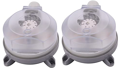 Dropfree 2 Set Air Differential Pressure Switch 20-200Pa Adjustable Micro- Pressure Air Switch