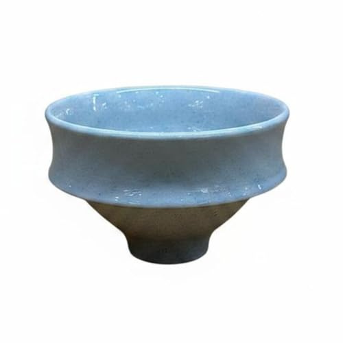 FytStycale Coupe à Glace Pilée Vintage Style Rétro Céramique sur Pied Polyvalent Vaisselle pour Magasin de Desserts, Bol À Taille