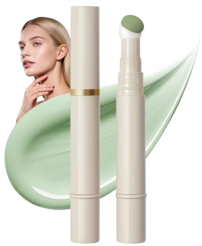 Green Colour Concealer Stick - High Coverage Neutralising Creamy Pen For Redness, Dark Circles, Skin Imperfections, Blemishes & Hyperpigmentation, Long-Wearing Water-Resistant