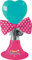 Disney Mädchen Fahrradhupe Minnie Mouse, Mehrfarbig, Umfang 6,5 cm. Länge 14 cm