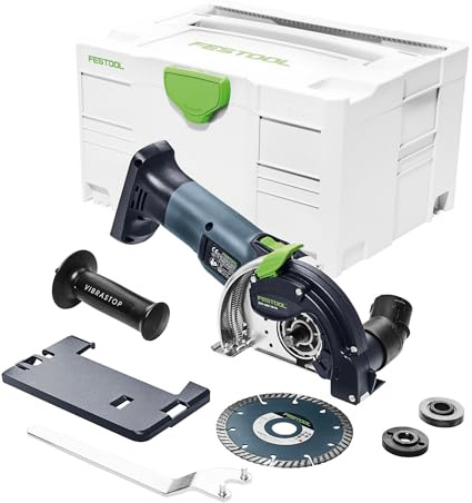 Festool 575759 Système de coupe diamant sans fil DSC-Agc 18-125 FH Li EB-Basic, gris