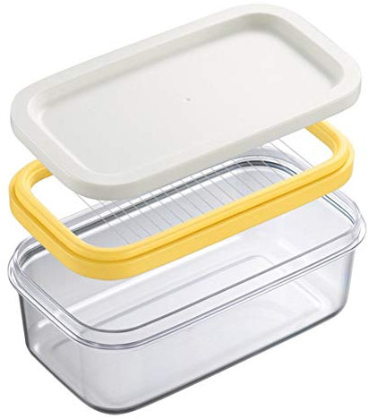 DUOER Butter Cheese Cutter Box Slicers Butter Cutter Stainless Steel ABS Dough Plane Grater Slicing Cheese Board Sets