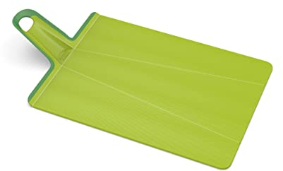Joseph Joseph Chop2Pot Plus faltbares Schneidebrett mit einfachem Griff (groß) - Grün