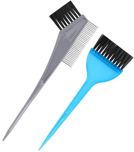 2 Stück Haarfärbepinsel Dauerhaft Pinsel Haare Färben Fachmann Haarfarbe Pinsel Klassisch Haarfärbebürste Färbepinsel Hair Dye Brush für DIY Haarfärbe Salon im Friseurladen oder zu Hause