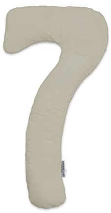 Theraline Bezug Bamboo für my7 Schlaf- & Stillkissen lehmgrau