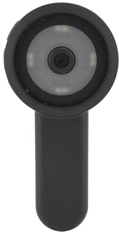 Lupe mit Licht, 50-fache Handlupe mit Großem LED-Licht, 2 Modi, Beleuchtete Lupe für Senioren, Lesen, Inspektion, Münzen, Schmuck, Erkunden, 2-Zoll-IPS-Bildschirmlupe (Black)