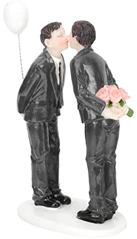 Vaguelly Einzigartiger Tortenaufsatz Aus Kunstharz Tortenaufsätze Für Die Schwule Hochzeit Brautfigur Für Hochzeits-desserttische