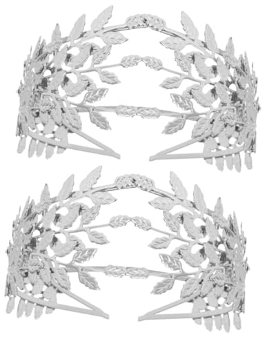 TOVINANNA 2piezas Diadema Plateada Accesorio Elegante Para Bodas y Celebraciones Especiales