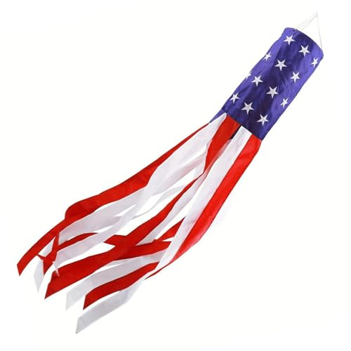 zuousxbs Calcetín con Americanas 40 Pulgadas Adornos Colgantes Estrellas Y Rayas UU. Calcetín Decoraciones del Día Patriótico del 4 Julio
