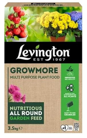 Growmore by Levington | Nutritious all round garden feed | 3.5kg Box | Use Feb-November
