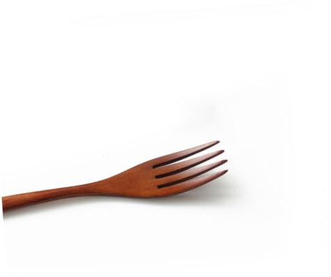 Mikinona 5 Piezas Fork De Cuatro Servir Cuchillería Horquillas De Madera Tenedores De Pastelería Lindo De Japonesa De Fruta Horquilla