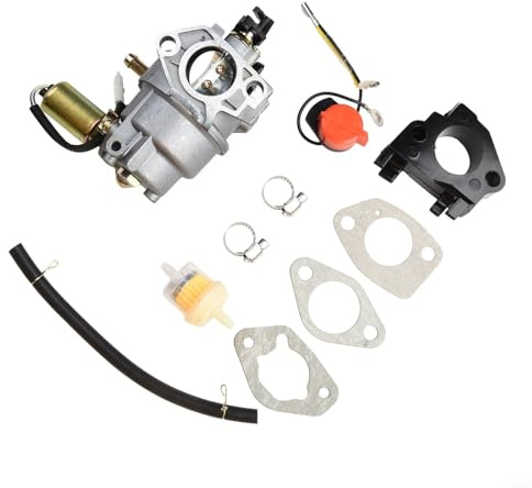 Gdfnmogo Carburateur de rechange pour tondeuse à gazon 4X90HU 4X90HUA 4X90A 547CC Compatible avec Troy-Bilt XT1-LT42 modèles de tracteur 2015 2016 avec joint de tuyau de carburant