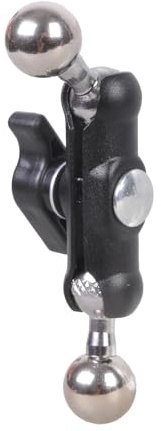 Brazo articulado ajustable de 17 mm para motocicleta, soporte de cámara superior con abrazadera de doble enchufe para ventilación de coche