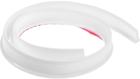 OHPHCALL Striscia in Silicone Bianco Flessibile per Bagno, Fascia d'Acqua da 1m, per Doccia e Pavimenti Umidi, Previene Allagamenti e Mantiene Separazione Acqua