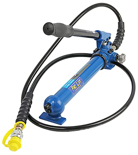 Pro-Lift-Werkzeuge Hydraulikpumpe 2-stufig Handbedienung Ölvolumen: 480 cm³ hydraulische Handpumpe 700 bar Arbeitsdruck, Ölmenge 480ml, hydraulic pump