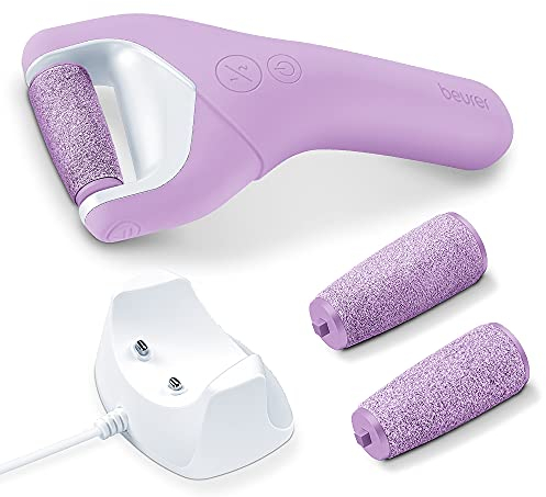 Beurer MP 59 wasserfester Hornhautentferner, elektrische Hornhautfeile mit 2 Geschwindigkeitsstufen, auch für starke Hornhaut geeignet, Akkubetrieb, für nasse und trockene Füße