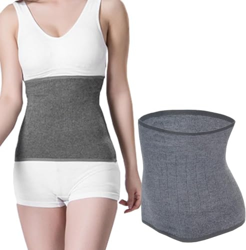 XGOPTS Hiver Ceinture Lombaire Thermique en Cachemire Ceinture de Soutien Reins Abdominale Maintien Élastique Anti-Froid Bande Ceinture Réchauffement Soulager Douleur Respirant pour Femmes et Hommes