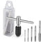 Juego de Grifos de Tornillo de Máquina - DEANKEJI Silver Carbon Steel Machos Roscados con Llave Ajustable - Machos y Terrajas Professional, Tap Wrench Screws M3-M8