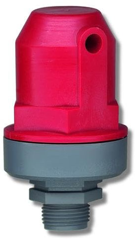 DRIPALIA | Ventosa Automática Triple Efecto de 1 para Sistemas de Riego | Válvula de Aire Profesional en Plástico Técnico | Protección para Tuberías al extraer o incorporar el aire a las tuberías