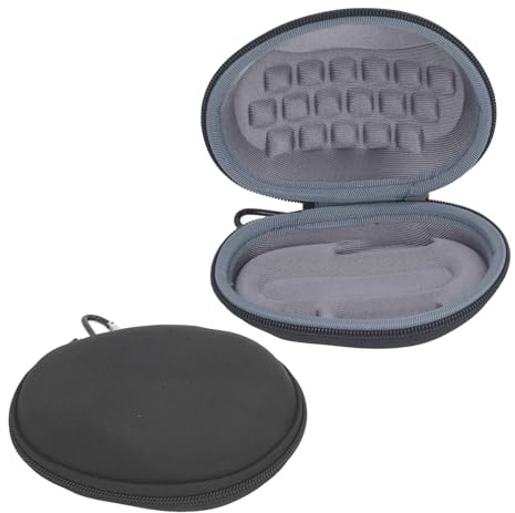 Funda Universal para Ratón, EVA de Viaje Duro con Estuche con Cremallera, Funda para Ratón Portátil Inalámbrico para Serie