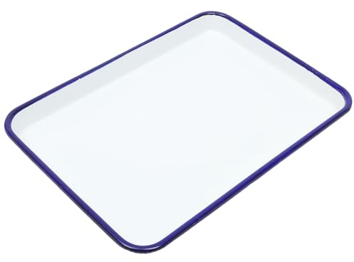 Kichvoe Enamel Roasting Backform Hitzebeständig Langlebig Für Aufläufe Und Pizza Vielseitige Verwendung Im Ofen Kühlschrank Und Gefrierfach