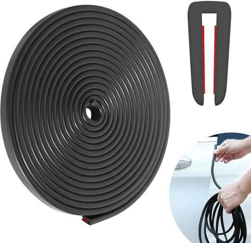 Kantenschutz für Bleche 4m Kantenschutz Gummi 1.5mm Kantenschutzprofil U Form Autotür Kantenschutz Selbstklebend für Autotüren Metallplatten Glasplatten Türen Fenster