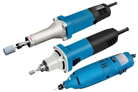 BADIKA Amoladora eléctrica de Barras 1 Pieza Amoladora Recta de Alta Potencia, pulidora eléctrica, pulidora Manual pequeña(Describe 3)